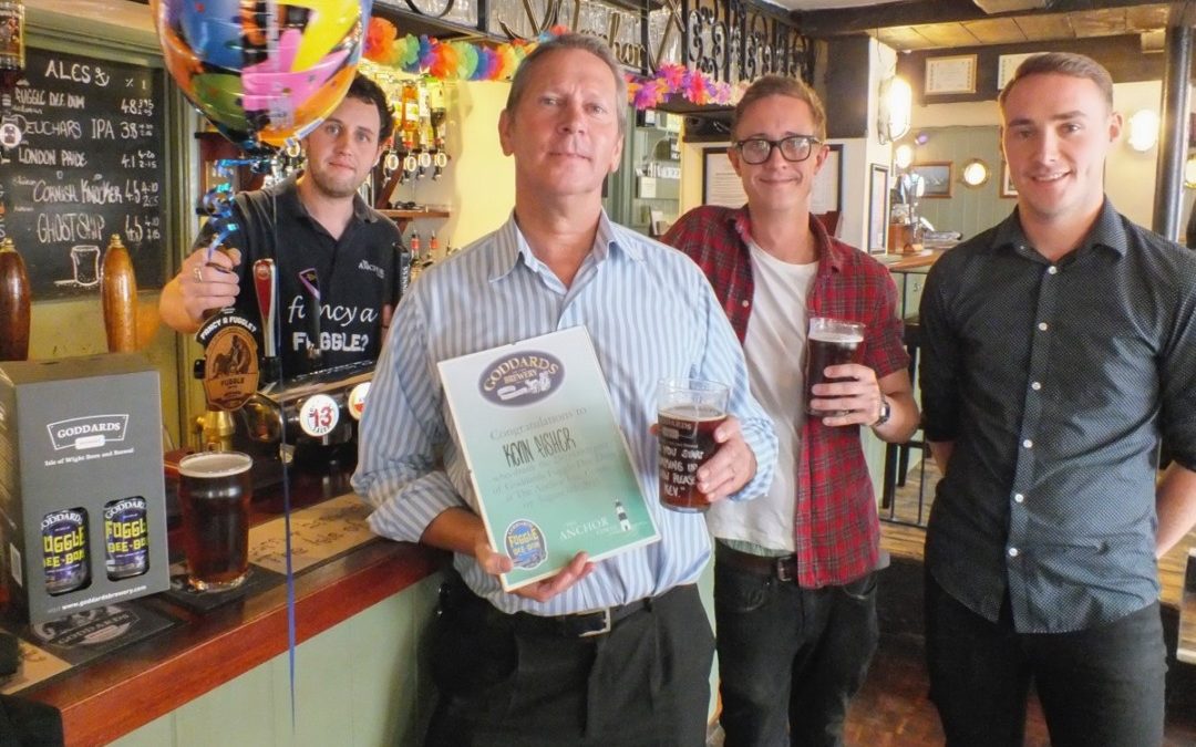 250,000th pint of Fuggle served at The Anchor