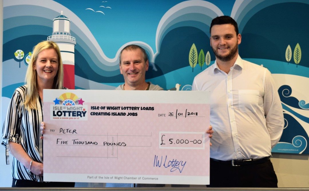 Meet Peter our latest 5k Isle of Wight Lottery winner!