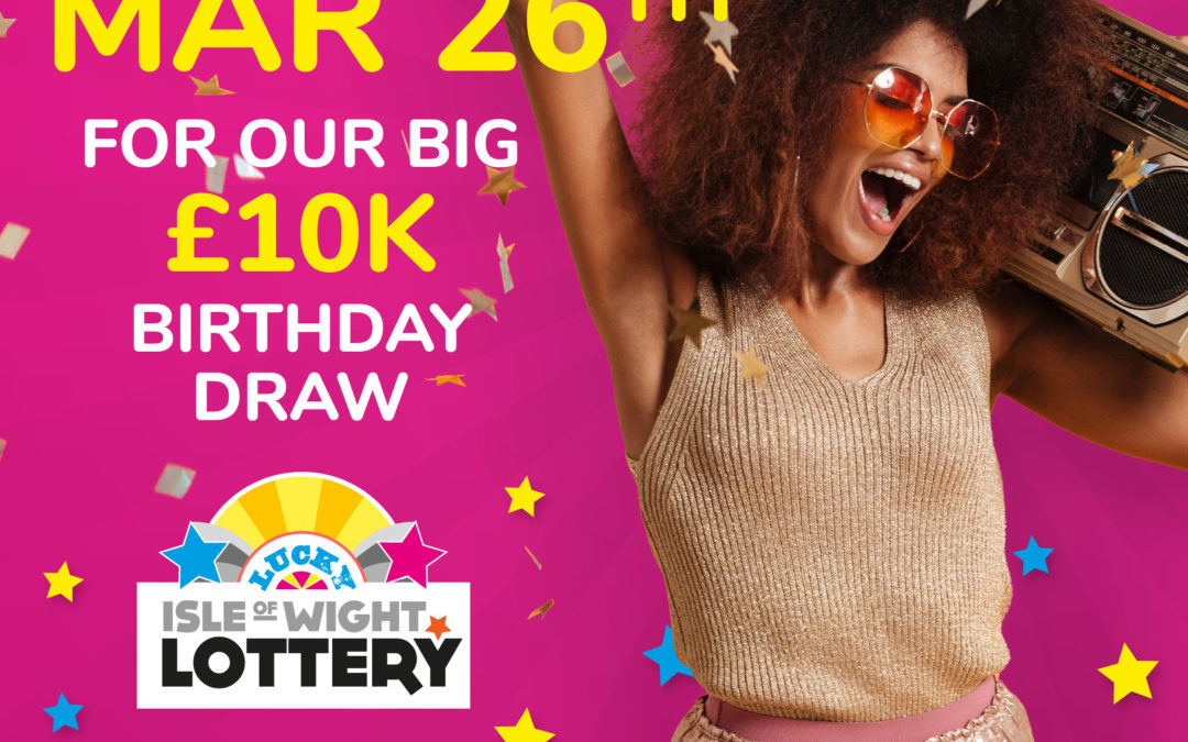 Get set for the Isle of Wight Lottery’s 10K Giveaway