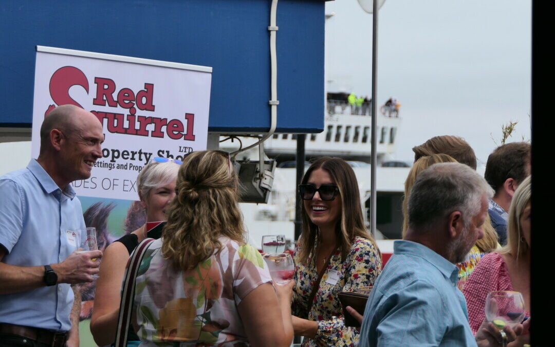 IW Chamber Cowes Week BBQ & drinks event with Red Squirrel Property Shop
